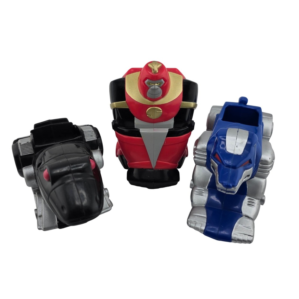 Mighty Morphin Power‎ Rangers Movie Zord Vehicles McDonalds 1995 Toy Lot